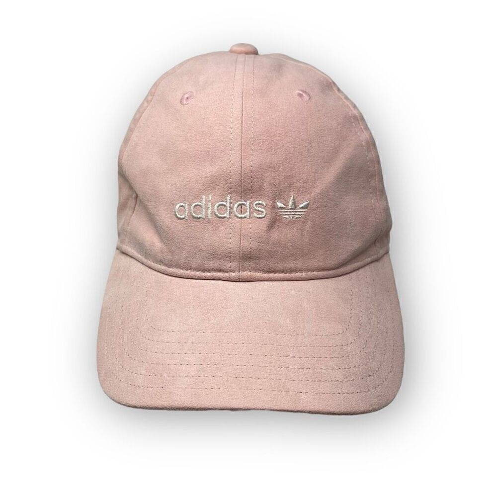 Adidas Blush Pink White Relaxed Plus Strapback Women’s Hat Cap OSFM